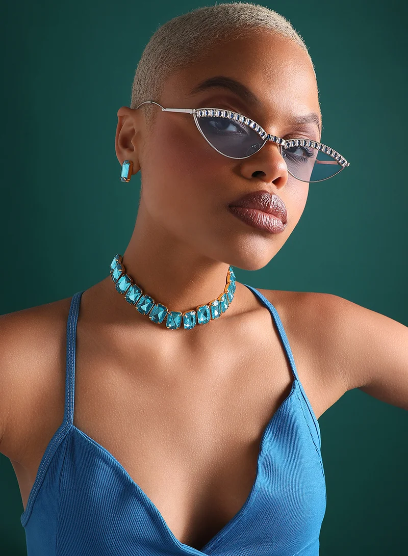 Haute Sauce Women Cateye Sunglasses With UV Protected Lens