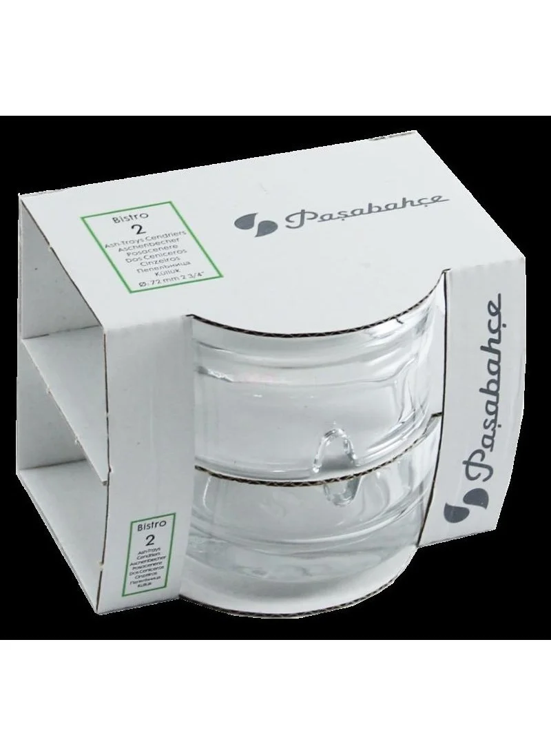 Paşabahçe Bistro 8 Pieces Small Ashtray 54126