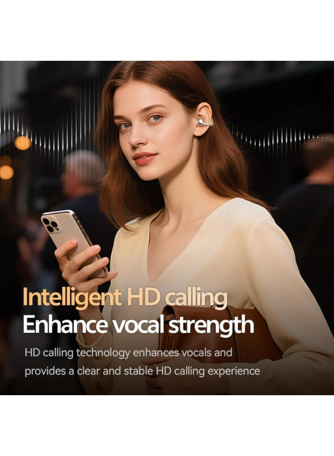 Open Ear Ring True Open Ear Headphones, Lightweight Comfort Open Ear Clip Wireless Earbuds,  Fit Sports Running, Workout - Image 3