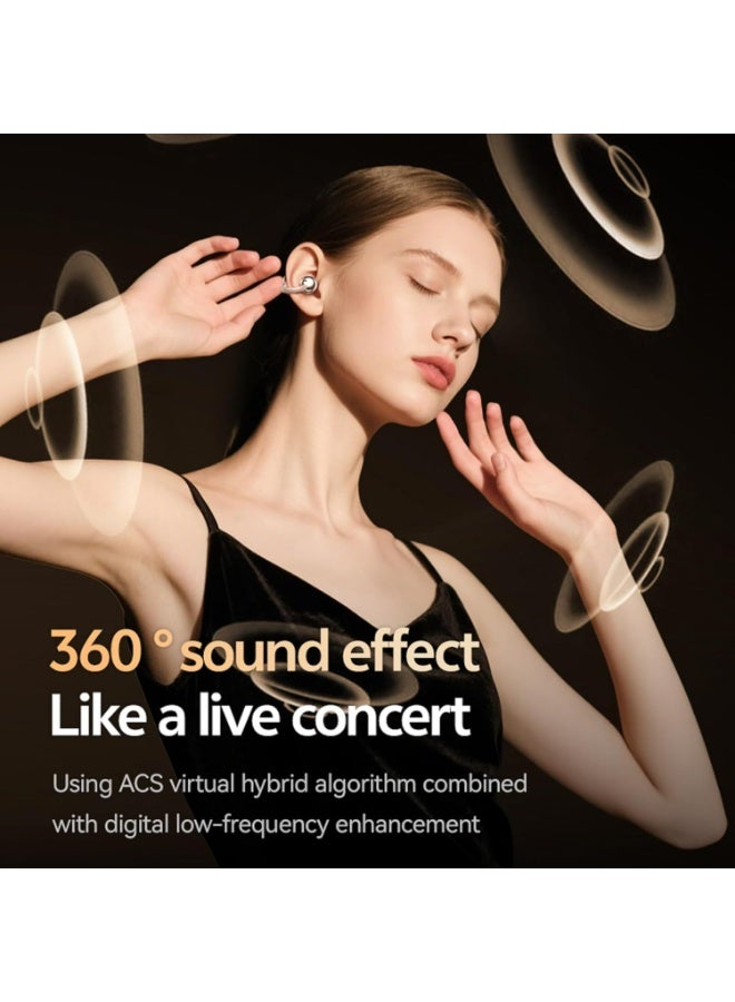 Open Ear Ring True Open Ear Headphones, Lightweight Comfort Open Ear Clip Wireless Earbuds,  Fit Sports Running, Workout - Image 4