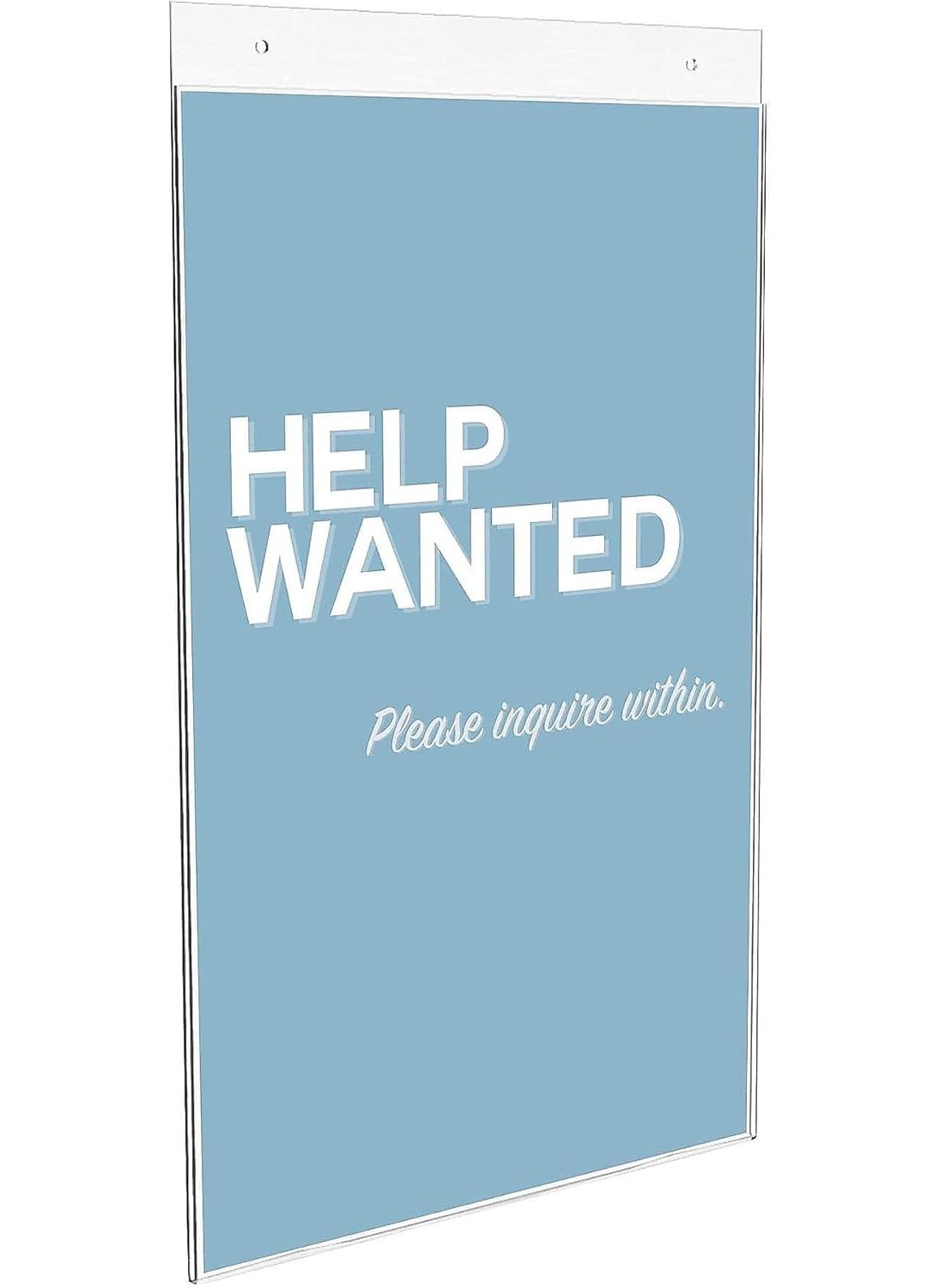 Deflecto deflecto 68001 Classic Image SingleSided Wall Sign Holder Plastic 11 x 17 Inches Clear  - Image 2
