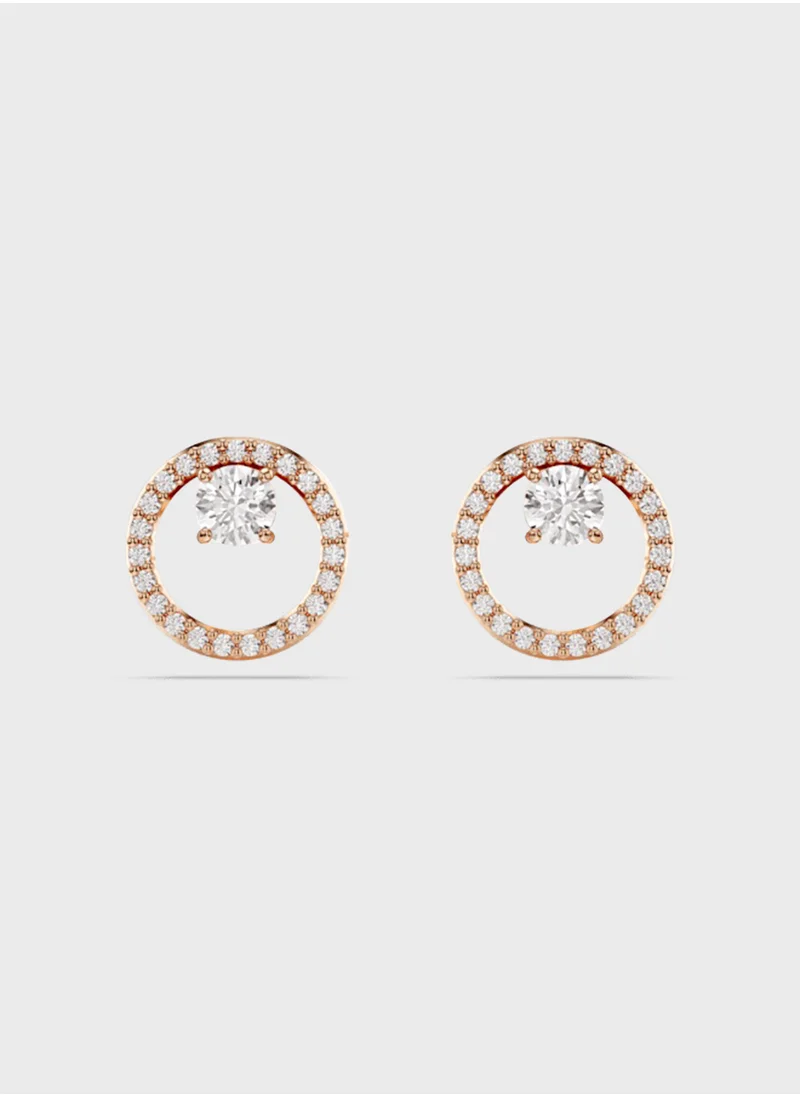 سواروفسكي Crystal Detail Stud Earrings