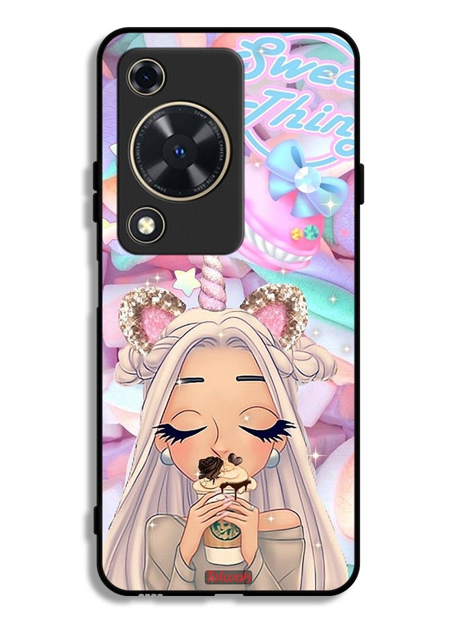 Tolwak Huawei Nova Y72S Protective Case Cover Sweet Thing