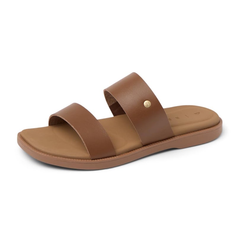 REEF Sunny Alisah Womens Fashion Slide Sandal, Soft Molded Footbed, Arch Support, Brown, 10 - Image 1
