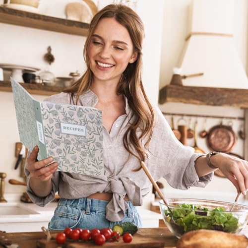 Jubilife Recipe Binder - 3 Ring Binder Recipe Book with Plastic Sleeves, 50 Recipe Cards, and Dividers - to Write Your Own Recipes, Organize and Preserve Your Family's Secret Recipes - Image 5