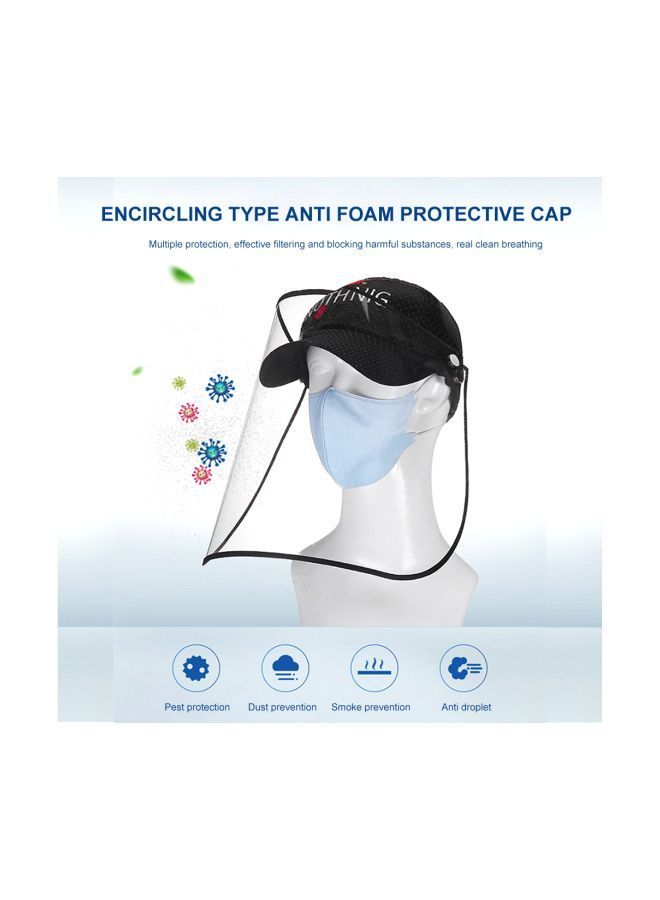 NIBEMINENT Protective Face Mask And Dustproof Sun Hat Portable Fisherman Cap - Image 4