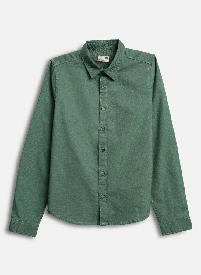 بونكيدز BONKIDS Boys Opaque Casual Shirt in Grey