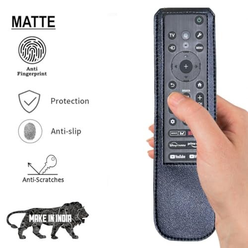 Zaoma Remote Cover Case Pouch Sleeve Compatible/Replacement for Sony Bravia Smart TV 2023 Voice Remote RMF-TX910U Remote Control Case (Black) - Image 5