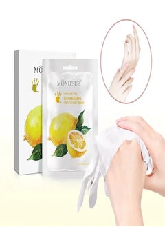 Mond'sub Moroccan Lemon and Mint Magic Exfoliating and Moisturizing Hand Gloves 5 Pairs  - Image 2