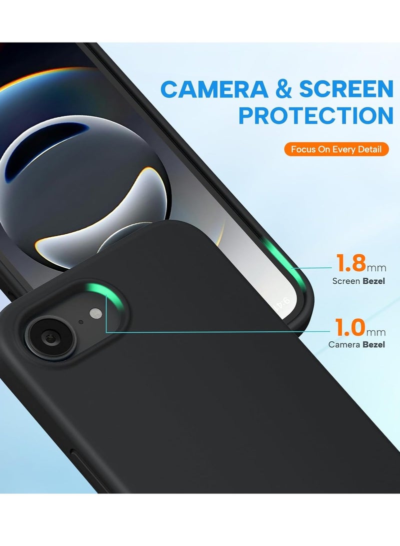 shAyzee iPhone 16e Case Cover Premium Silicone Anti-Scratch Shockproof Protective Case for iPhone 16e 6.1-Inch - Image 3