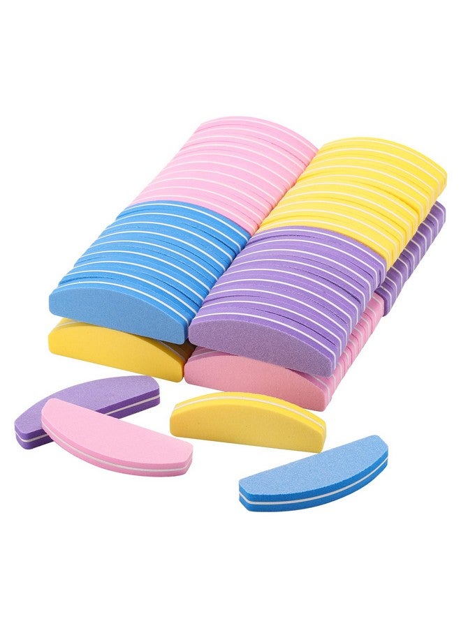 بي تي واي ام اس 80 عدد مخازن الأظافر الصغيرة عدة 100180 فريك كتلة تلميع الأظافر ملفات الأظافر الصغيرة للأظافر الأكريليك والأظافر الطبيعية - Image 1