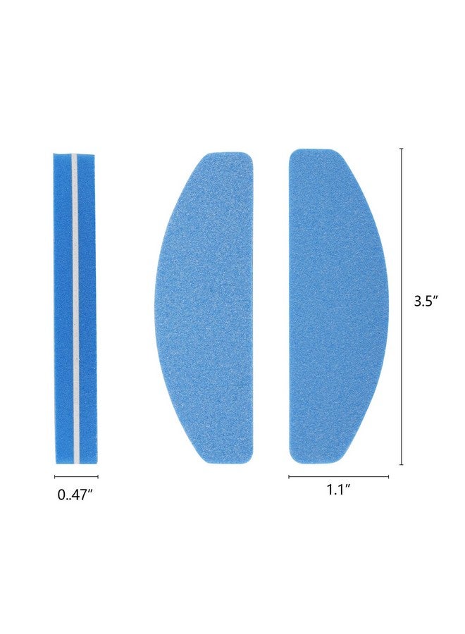 بي تي واي ام اس 80 عدد مخازن الأظافر الصغيرة عدة 100180 فريك كتلة تلميع الأظافر ملفات الأظافر الصغيرة للأظافر الأكريليك والأظافر الطبيعية - Image 2