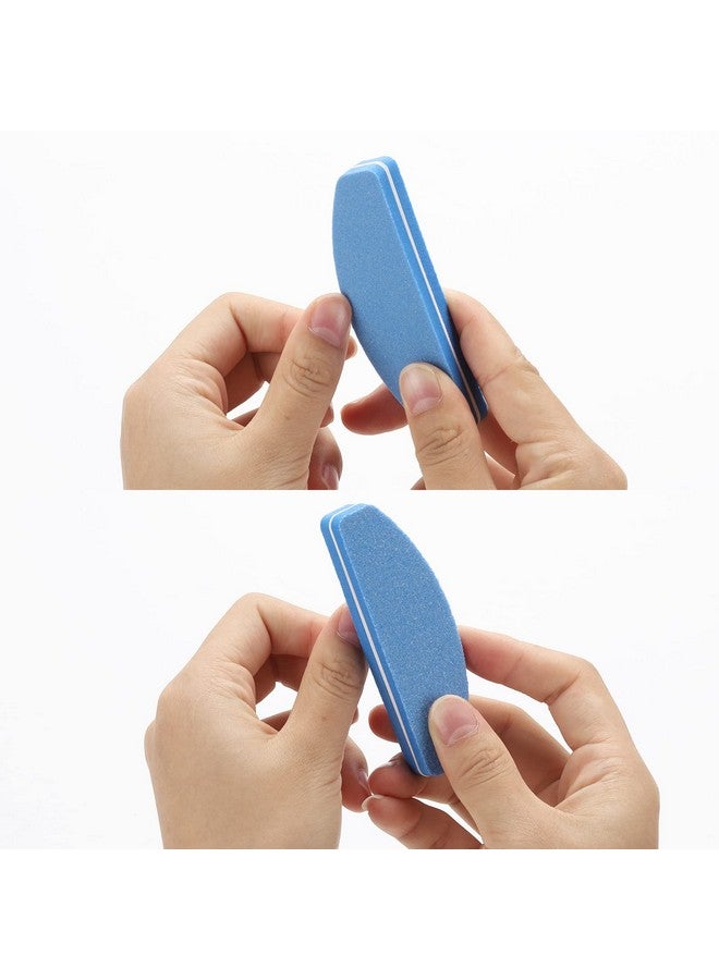 بي تي واي ام اس 80 عدد مخازن الأظافر الصغيرة عدة 100180 فريك كتلة تلميع الأظافر ملفات الأظافر الصغيرة للأظافر الأكريليك والأظافر الطبيعية - Image 5