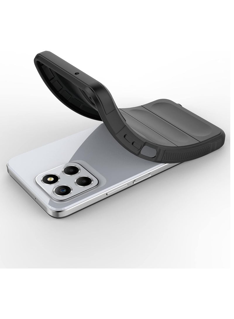 انبلاك جراب خلفي ماجيك متوافق مع هونر X8 الجيل الخامس 5G (اسود) - Image 5