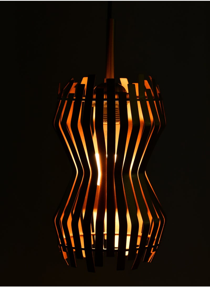 هابي لايت ثريا علاقي مودرن ذهبي شكل هندسي بتصميم عصري وحديث  - Image 5