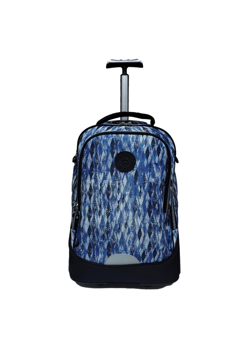 باور حقيبة ظهر مدرسية بعجلات كبيرة – حقيبة سفر متينة وأنيقة للأطفال والمراهقين - Image 3
