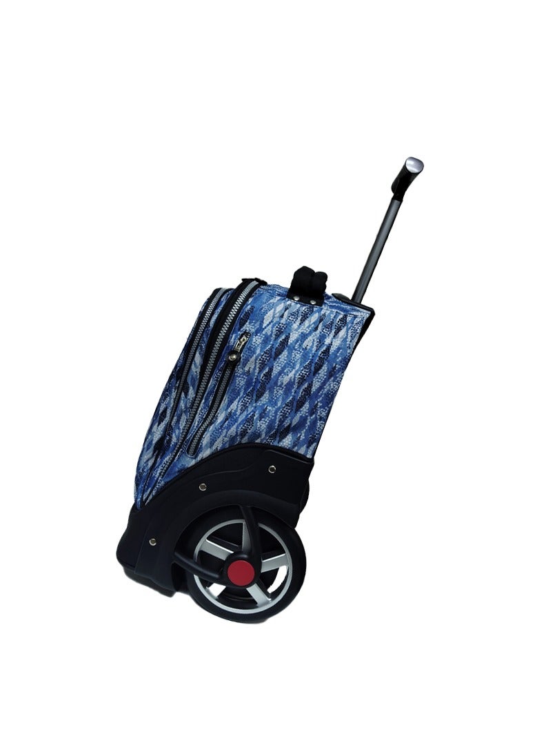 باور حقيبة ظهر مدرسية بعجلات كبيرة – حقيبة سفر متينة وأنيقة للأطفال والمراهقين - Image 5