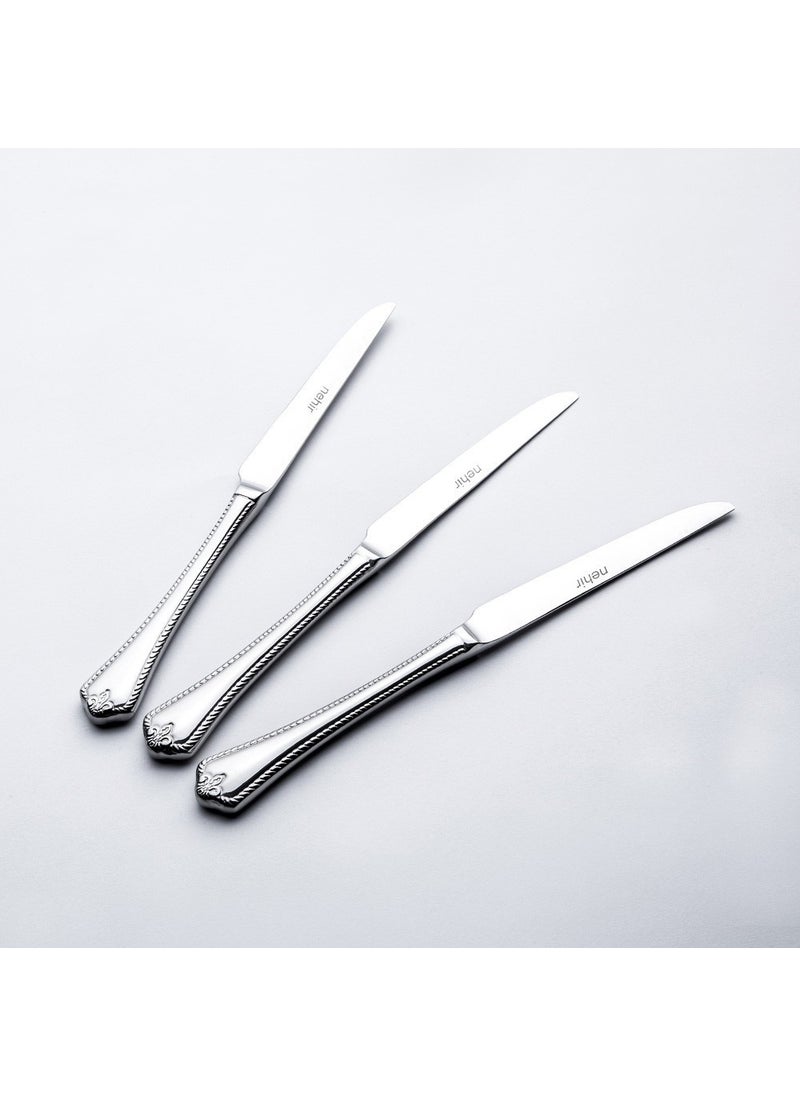 Nehir Fulya Plain 6-Piece Sweet Knife 
