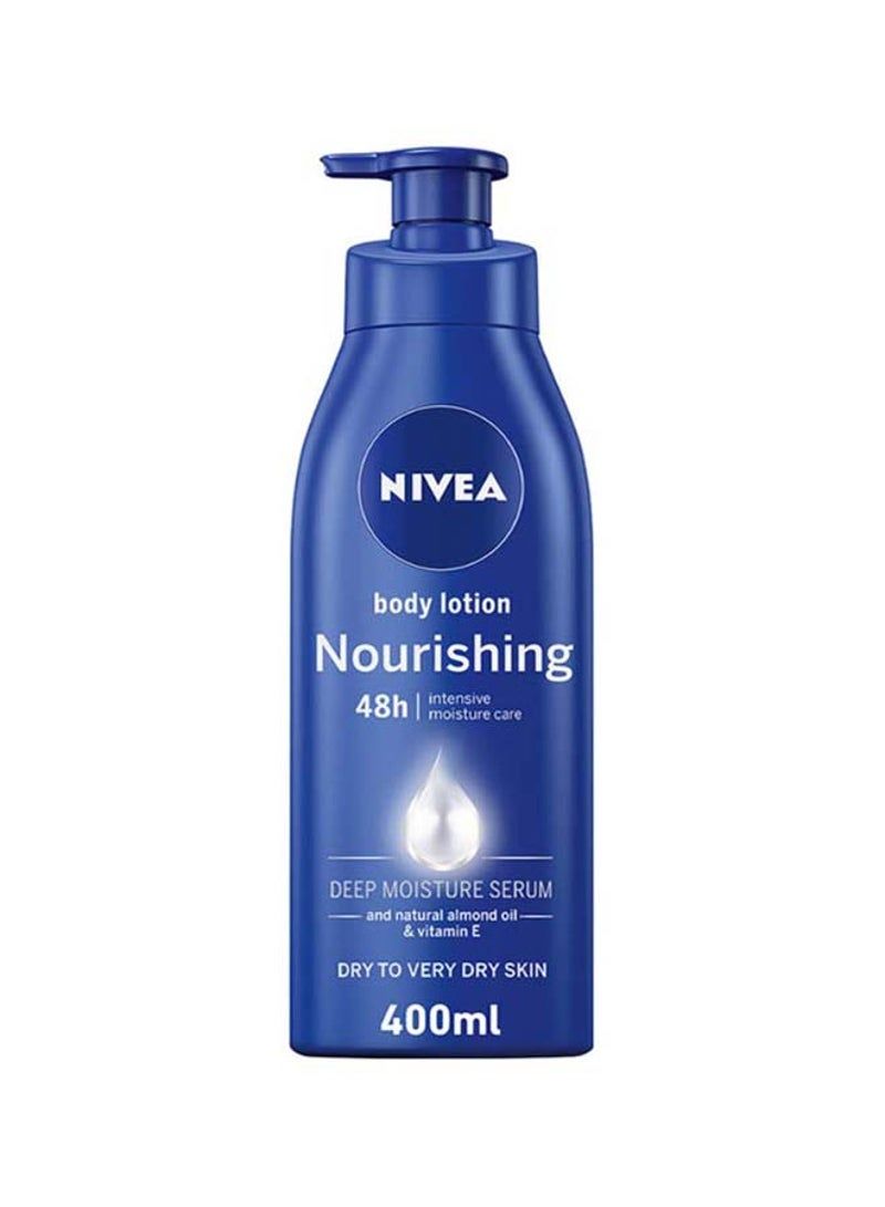 Nivea Nourishing Body Lotion, Almond Oil And Vitamin E, Extra Dry Skin 400ml