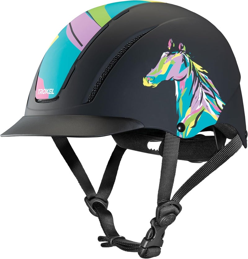 Troxel Spirit Helmet Black Duratec - Equestrian Riding Helmet - Image 1