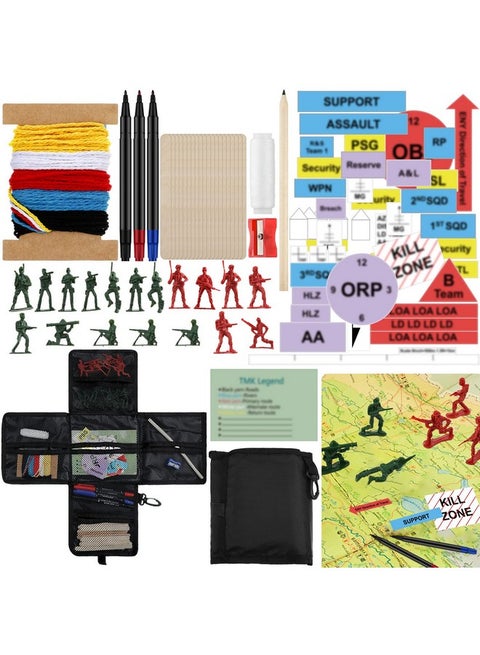 Terrain Model Kit Army Platoon Land Navigation Kit Military Terrain Model Briefing Kit For Ranger School Squad Platoon Squad Leader Platoon Sgt, Platoon Leader, Or Ocs Sut Rotc