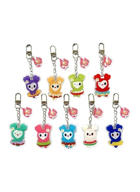 Kpop Twice Lovely Keychain Keyring Twice Merch SANA MINA JIHYO NAYEON MOMO JEONGYEON CHAEYOUNG