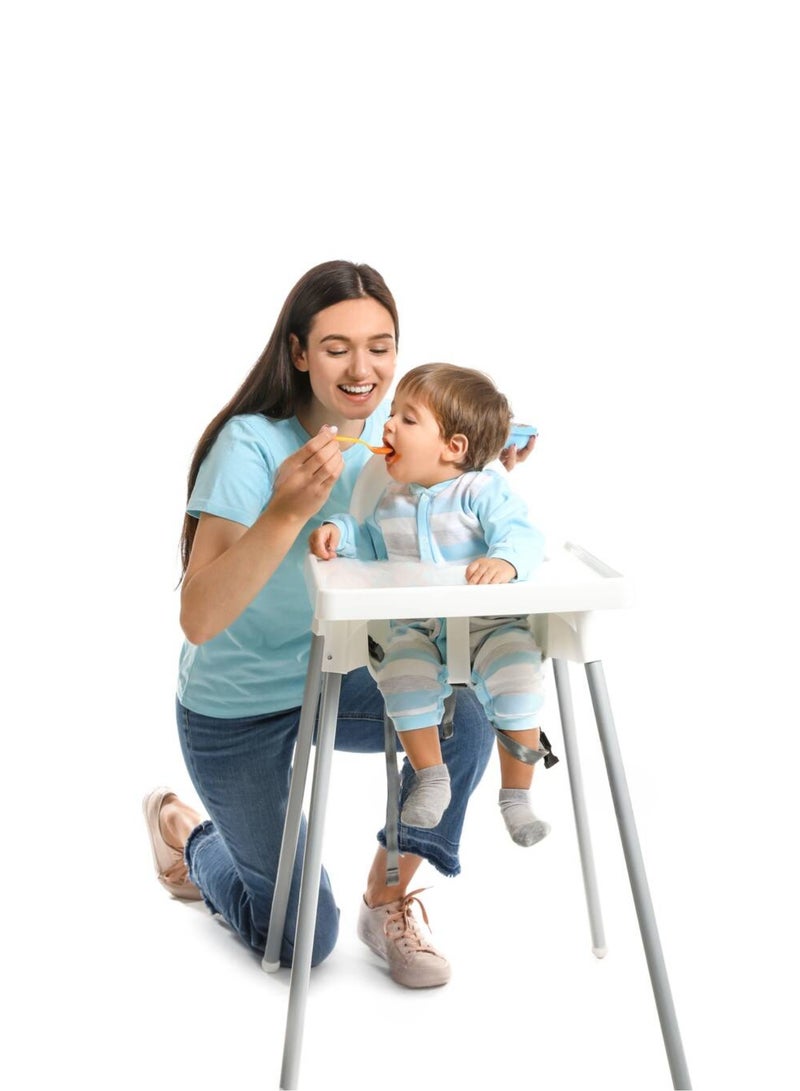 MAAS Adjustable High Chair with Food Tray and Safety Belt for Children 90X66X54 Cm - Image 2