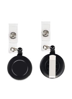 PARTNER 10-Piece Badge Reel for ID Cards Black  - Image 2