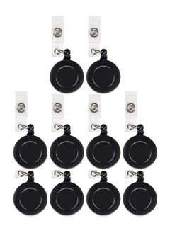 PARTNER 10-Piece Badge Reel for ID Cards Black  - Image 1