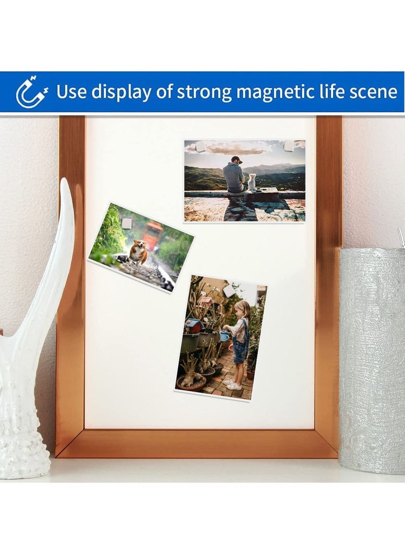 Square Cube Magnets, 40Pcs Fridge Magnets, 5 x 5 x 5mm Strong Magnet, Square Magnets Mini Small Magnets for Office, Office, Map, Photo (Square)  - Image 4