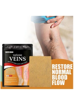 SOUTH MOON 24 Pieces Varicose Veins Patches Relief Phlebitis Angiitis 100% Natural Ingredients Added Eliminate the Appearance of Varicose Veins Vein Inflammation Treatment For Men & Women  - Image 3