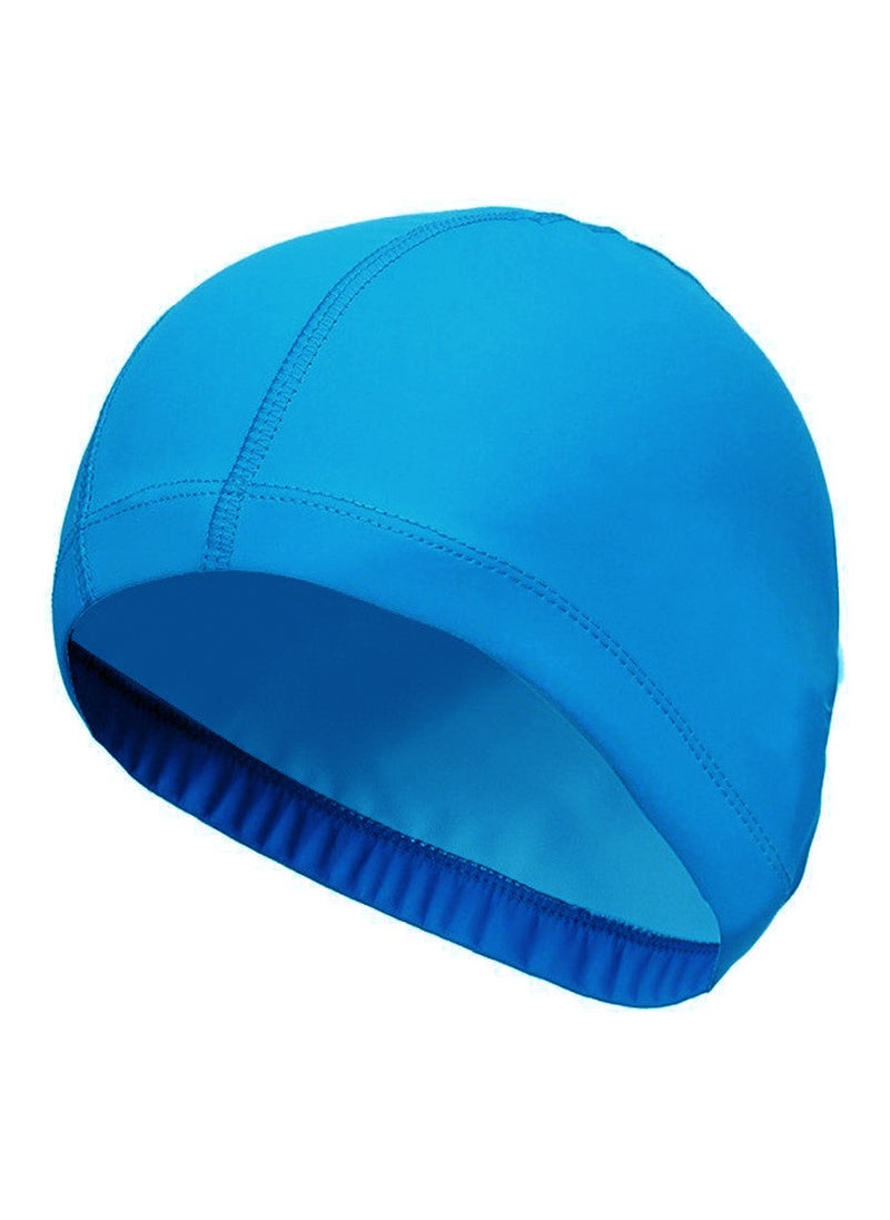 Generic - 4-Pack Man Women Pure Color Nylon Spandex Fabric Swim Cap Swimming Cap Bathing Cap - Image 1