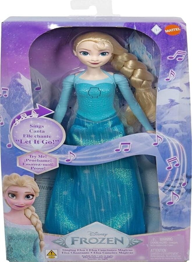 Disney FROZEN Frozen Toys, Singing Elsa Doll in Signature Clothing, Sings “Let It Go” from the Disney Movie Frozen  - Image 4