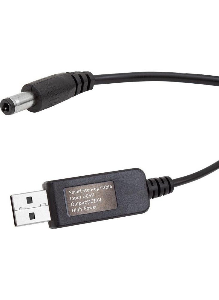 XML Dünyası XML World Powermaster PM-6053 USB To DC 5.5*2.5mm Tip 12 Volt - 1 Ampere 5 Volt To 12 Volt Converter Adapter  - Image 2