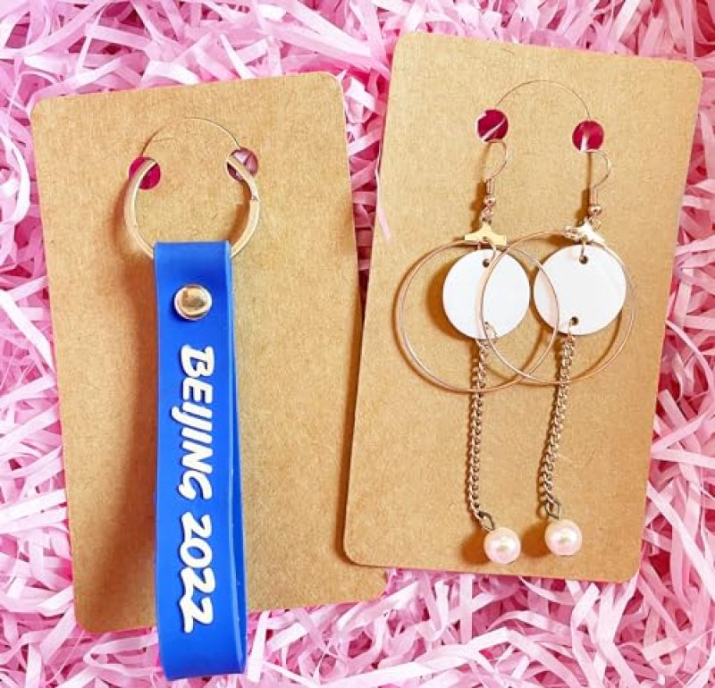 Keychain Display Cards 7.5 X 12 Cm Blank Design - Durable Thick Kraft Paper Jewelry Packaging Cards for Small Business Retail Displays And Gift Packaging - Image 5