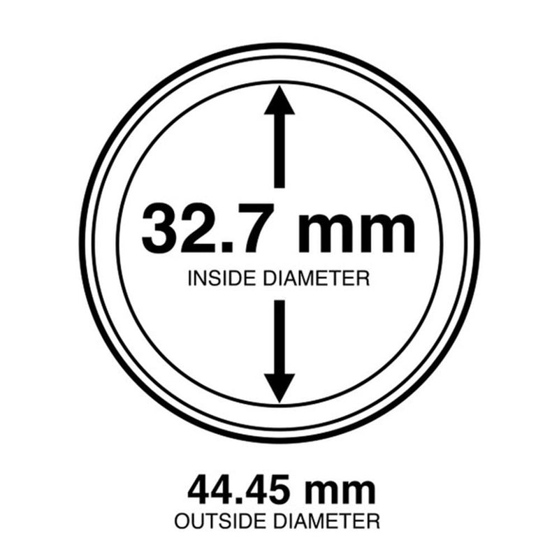 OnFireGuy (10) H32 Direct Fit Coin Holder Capsules for 1oz American Gold Eagles and 1oz Gold Krugerrands & Kangaroos by OnFireGuy - Image 3