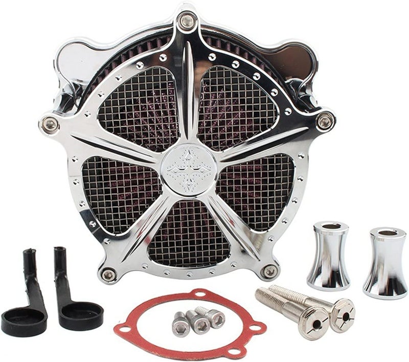 Wivplex Black Air Filter for Harley Motorcycles - Image 1