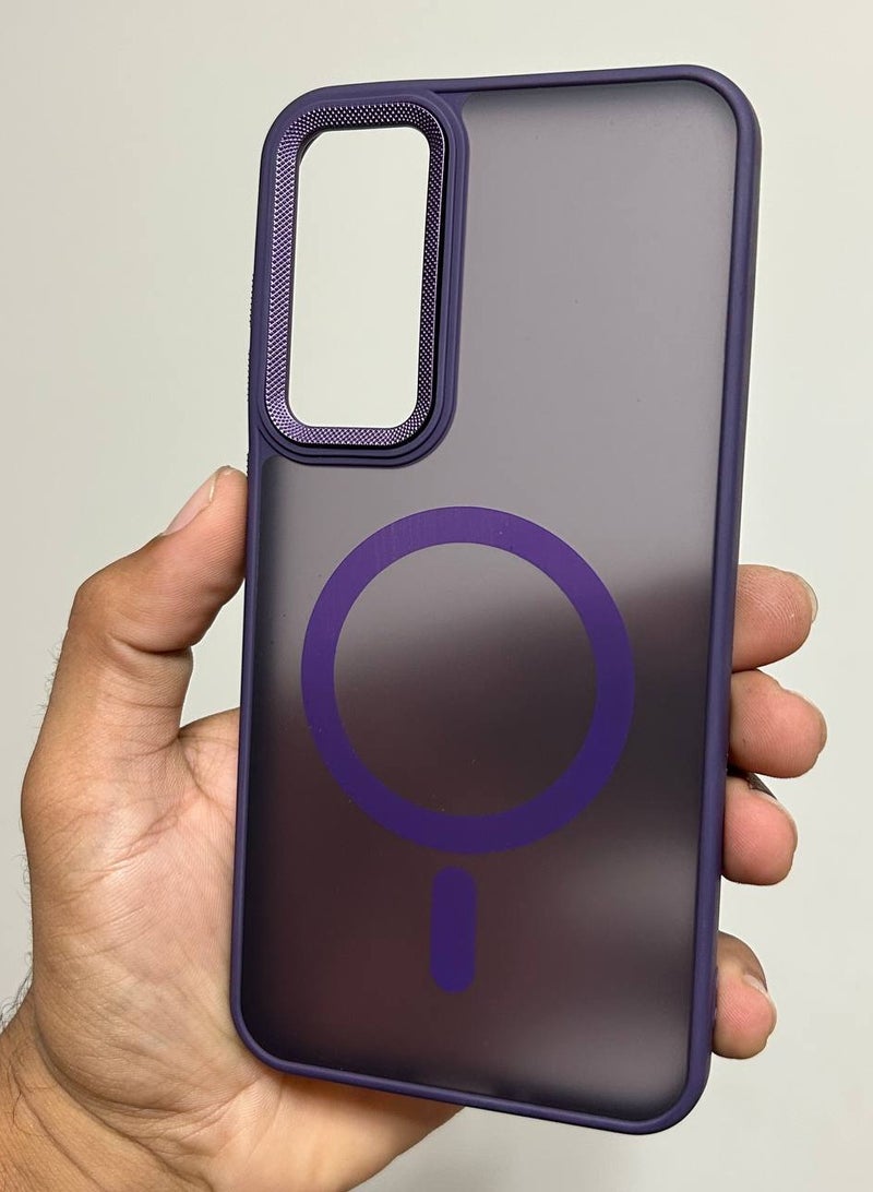 MaxSafe Carbon Fiber Back Cover Compatible with Samsung A35 - Image 1