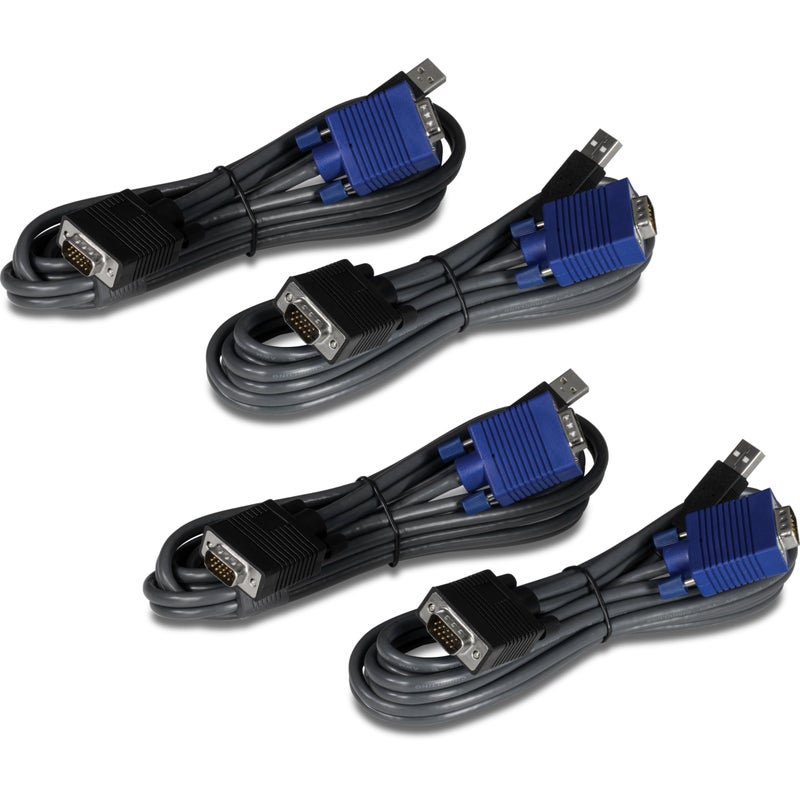 TRENDnet 4-Port USB KVM Switch, TK-407K, Control Up to 4 Computers, Windows, Linux, Mac OS Compliant, 2048 x 1536 VGA Resolution, NDAA & TAA Compliant, KVM Cables Included, Black - Image 5