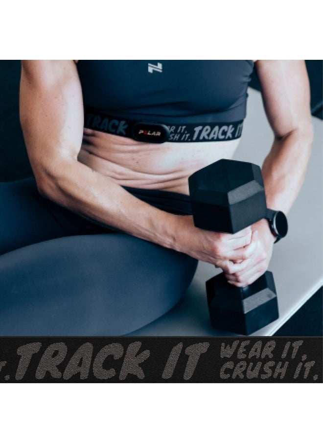 POLAR - H10 Heart Rate Monitor – Ant +, Bluetooth - Waterproof Hr Sensor With Chest Strap - Built-In Memory, Software Updates - Works With Fitness Apps, Cycling Computers, Sports And Smart Watches - Image 1