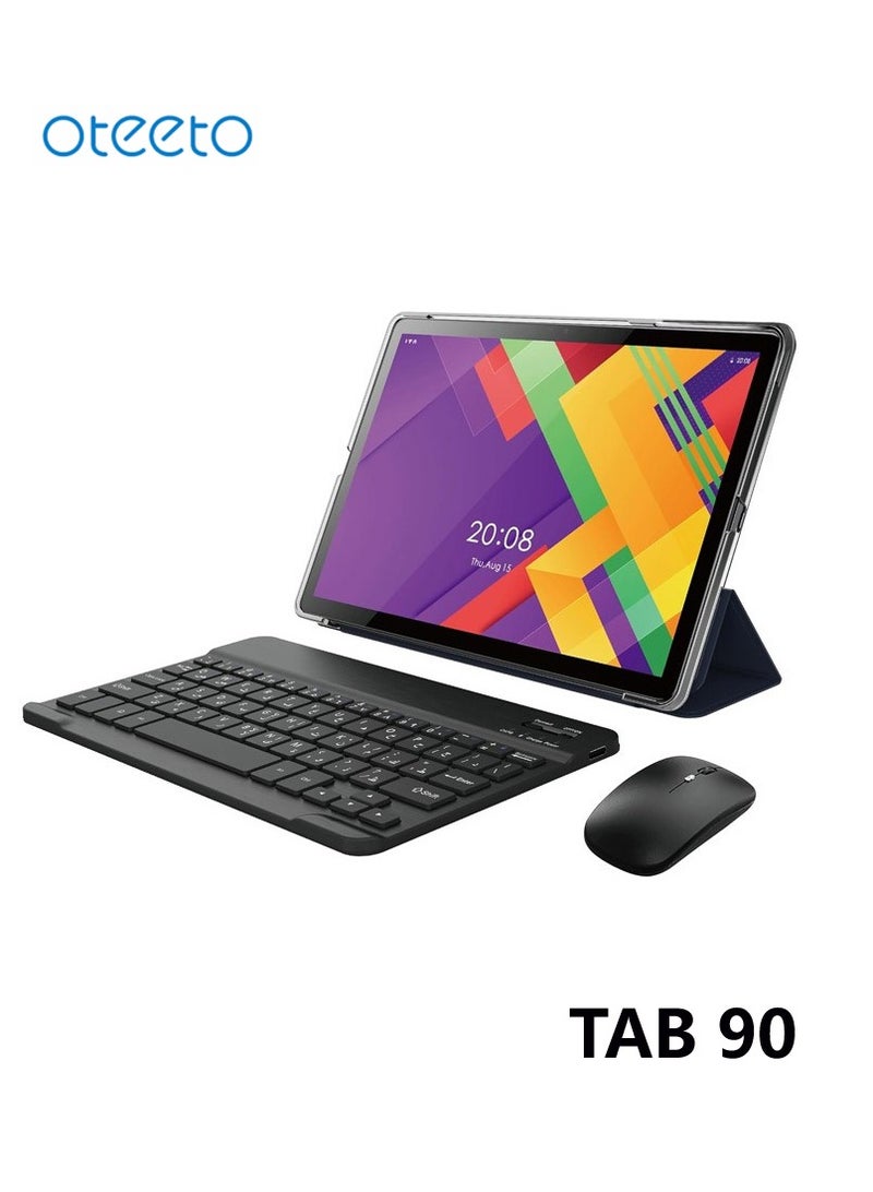 أوتيتو Tab 90 10-Inch Android Tablet with 8GB RAM 512GB Storage, 6000mAh Battery Keyboard and Mouse Combo - Purple - Image 2
