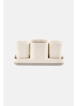 Nanette lepore Toothbrush Holder, Beige  - Image 1