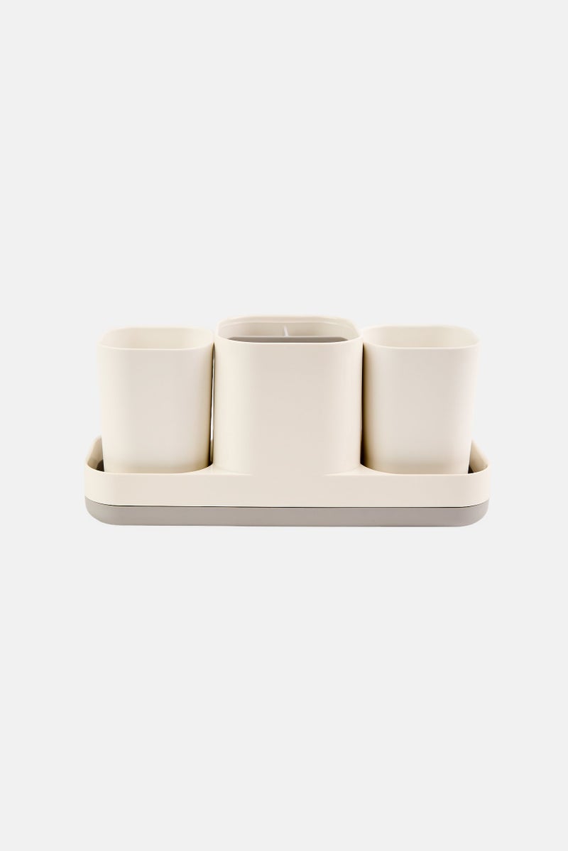 Nanette lepore Toothbrush Holder, Beige  - Image 1