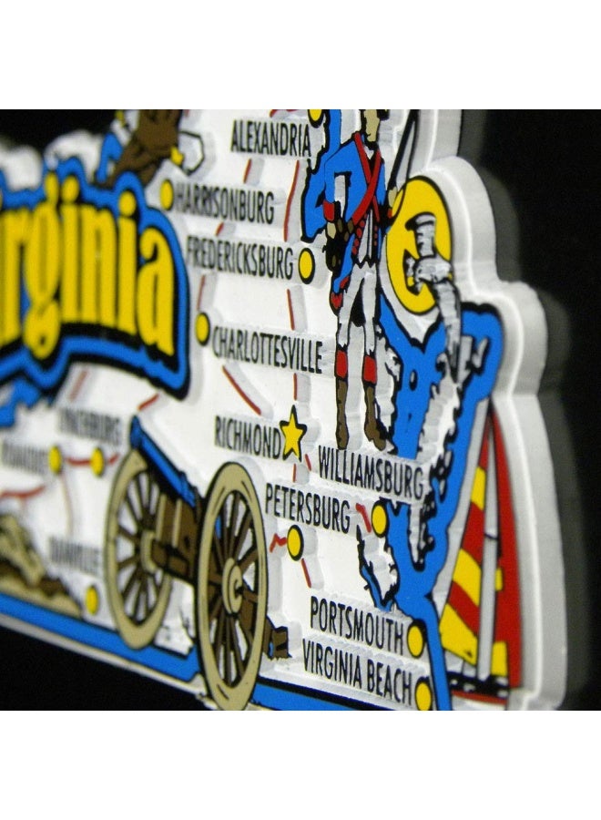 Michigan State Jumbo Map Magnet - Image 5