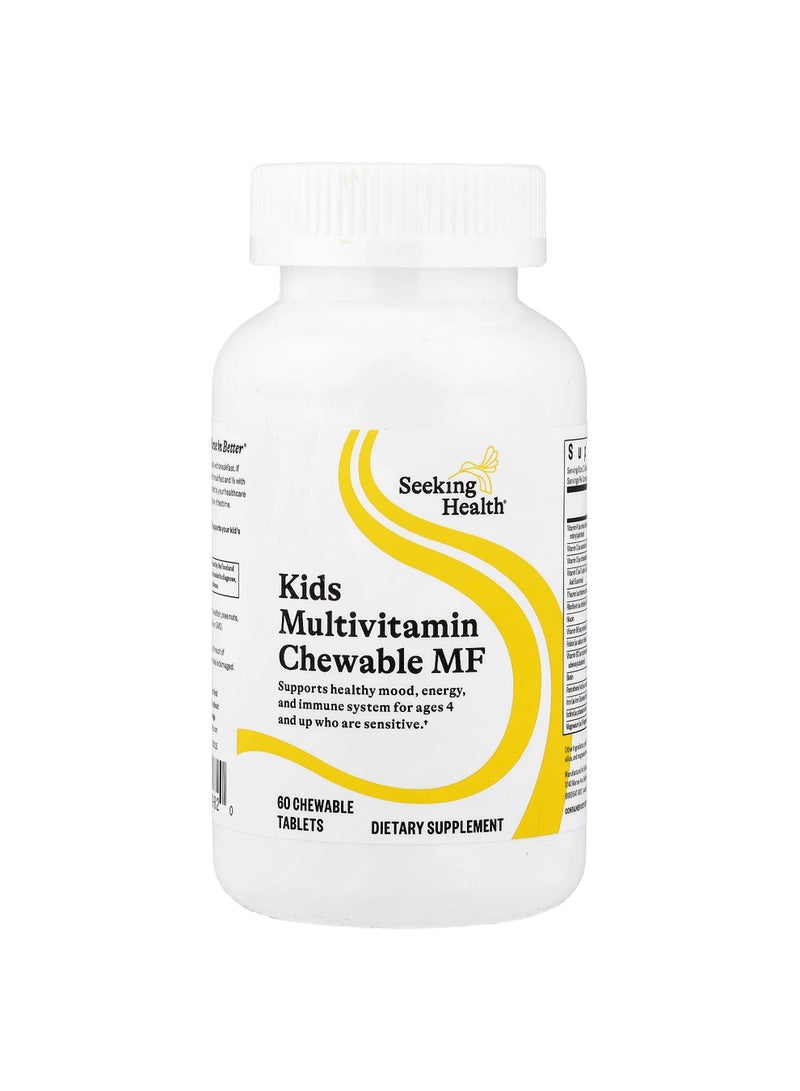 Seeking Health Kids Multivitamin Chewable MF, 60 Chewable Tablets