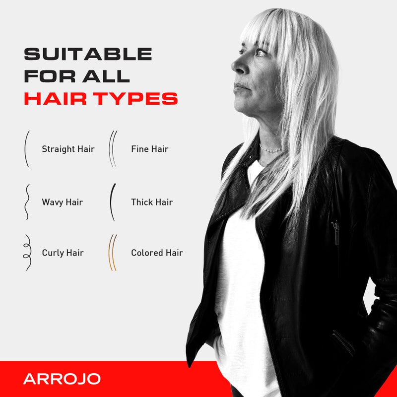 Arrojo Hair CrÃ¨me - Sulfate Free and Paraben Free Leave-In Smoothing Cream for All Hair Types - Anti-Frizz Cream with Vitamin B5, Oat Proteins, Shea Butter, Lavender Pear Scent, 5.1 oz - Image 5