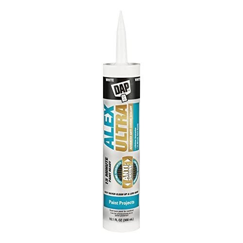DAP Alex Ultra Advanced Latex Sealant, White, 10.1 Oz (7079818200) - Image 1