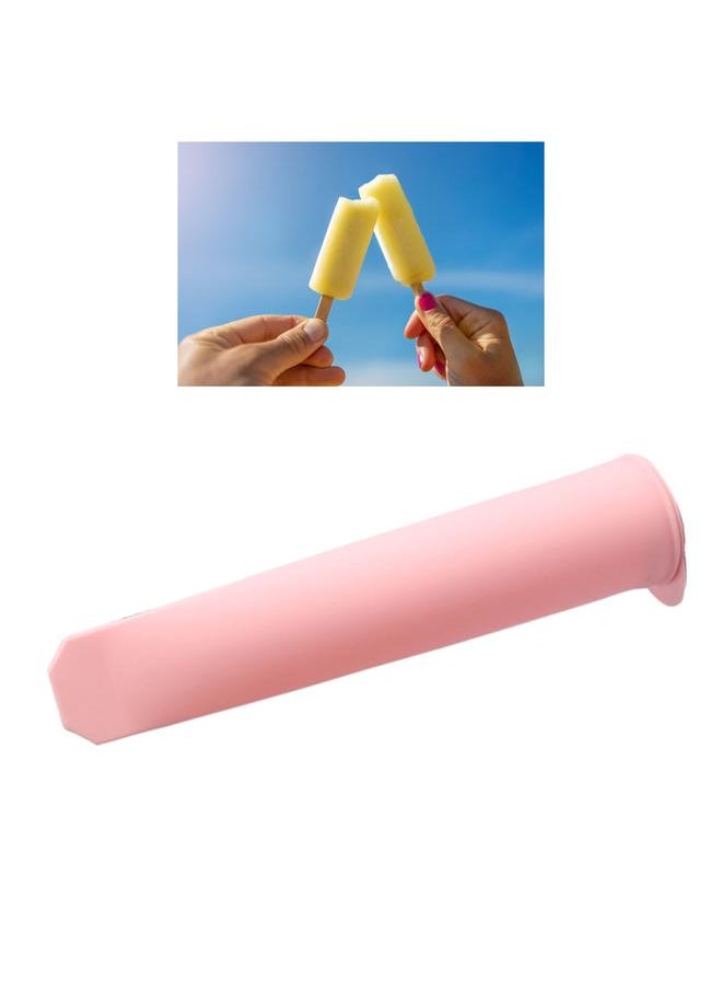 Ice Pop Tubes Moulds Safe Easy Release Reusable with Lid Silicone Ice Pop Freezer Tubes for DIY