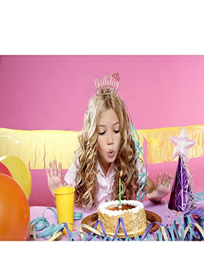 AOPRIE تاج عيد الميلاد الذهبي تاج الملكة لعيد الميلاد لشعر الفتيات تاج عيد الميلاد للنساء تاج الأميرة مع أحجار الراين إكسسوارات شعر عيد ميلاد سعيد - Image 5