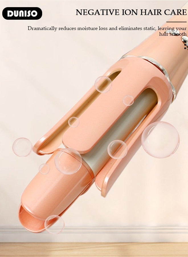 DUNISO Automatic Hair Curler Rollers,Advanced Petal-shaped Auto Curling Iron 32mm Large Waves,Hair Care Coating,Fast Heating,3 Temperatures control,Multi-Protections,Create Pretty Curls Effortlessly - Image 2